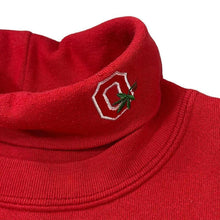 Load image into Gallery viewer, Vintage Majestic NCAA Ohio State Buckeyes Embroidered College Turtle Roll Neck Sweatshirt
