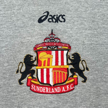 Load image into Gallery viewer, Vintage 90’s Asics SUNDERLAND AFC Embroidered Football Team Logo Crewneck Sweatshirt
