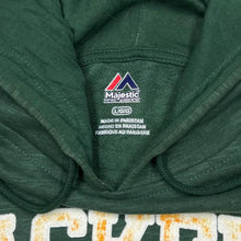 Load image into Gallery viewer, Majestic NFL GREEN BAY PACKERS Big Logo Spellout Football Pullover Hoodie
