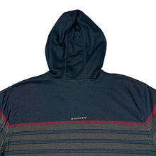 Load image into Gallery viewer, Early 00&#39;s OAKLEY y2k Colour Block Striped Skater Full Zip Hoodie
