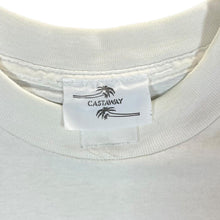 Load image into Gallery viewer, Vintage 90&#39;s Castaway Wine Promo Graphic Single Stitch White T-Shirt
