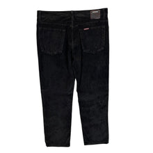 Load image into Gallery viewer, Vintage CARRERA ITALIA Classic Black Corduroy Cord Straight Leg Trousers
