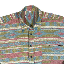 Load image into Gallery viewer, Vintage 90&#39;s Aztec Navajo Patterned Long Sleeve Flannel Shirt
