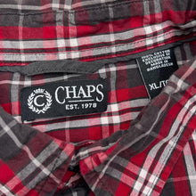 Load image into Gallery viewer, CHAPS Classic Plaid Check Long Sleeve Button-Up Cotton Shirt
