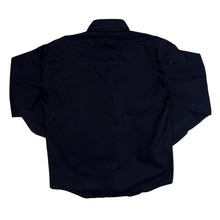 Load image into Gallery viewer, Vintage Jacques Lorant Cowboy Western Black Burgundy Long Sleeve Shirt
