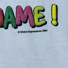 Load image into Gallery viewer, Trouble Is My Middle Name! (2001) Mouse Souvenir Novelty Graphic Single Stitch T-Shirt
