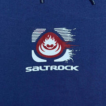 Load image into Gallery viewer, Early 00&#39;s Saltrock Surfer Logo Graphic Blue Pullover Hoodie
