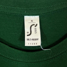 Load image into Gallery viewer, MYTHOS &quot;Hellenic Lager Beer&quot; Logo Spellout Graphic Green T-Shirt
