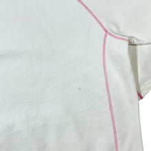 Load image into Gallery viewer, Early 00&#39;s Big Dogs Embroidered Spellout White Pink Pullover Hoodie
