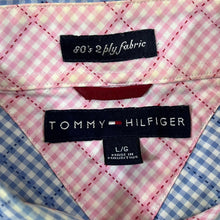 Load image into Gallery viewer, TOMMY HILFIGER &quot;80&#39;s 2 Ply Fabric&quot; Plaid Check Mini Logo Short Sleeve Button-Up Shirt
