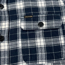 Load image into Gallery viewer, VOLCOM Classic Skater Plaid Check Long Sleeve Flannel Cotton Shirt

