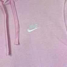 Load image into Gallery viewer, NIKE Classic Embroidered Mini Logo Baby Pink Pullover Hoodie
