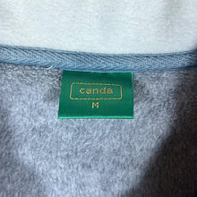 Load image into Gallery viewer, Vintage CANDA C&amp;A Colour Block Grey 1/4 Zip Fleece Sweatshirt
