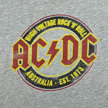 Load image into Gallery viewer, AC/DC &quot;High Voltage Rock N Roll&quot; Graphic Logo Spellout Hard Rock Band T-Shirt
