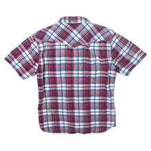 Load image into Gallery viewer, Early 00&#39;s Dickies Plaid Check Western Style Popper Short Sleeve Shirt
