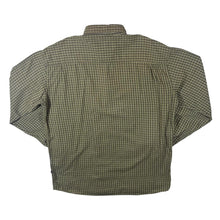 Load image into Gallery viewer, Vintage Fjallraven Khaki-Brown Cream Blue Check Long Sleeve Cotton Shirt
