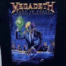 Load image into Gallery viewer, Megadeth "Rust In Peace 20th Anniversary" Thrash Heavy Metal Music Band Black T-Shirt
