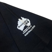 Load image into Gallery viewer, Vintage Planet Earth &quot;Australia Zoo&quot; Crocodile Souvenir Wildlife Graphic Black T-Shirt
