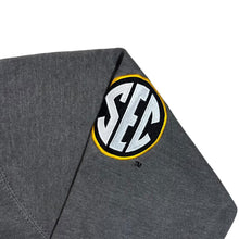 Load image into Gallery viewer, Blue 84 MISSOURI TIGERS Embroidered College Spellout Grey Pullover Hoodie
