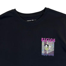 Load image into Gallery viewer, WEIRD FISH &quot;Elfish Has Left The Building&quot; Parody Cartoon Graphic Black T-Shirt
