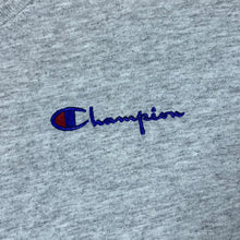 Load image into Gallery viewer, CHAMPION Classic Embroidered Mini Logo Grey Long Sleeve T-Shirt
