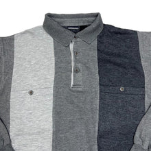Load image into Gallery viewer, Vintage 90’s AZ SPORT Colour Block Collared Sweatshirt

