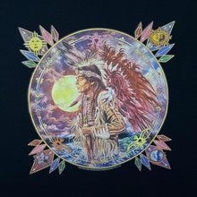 Load image into Gallery viewer, Bruce Lakofka Native American Art Spiritual Nature Graphic Black T-Shirt
