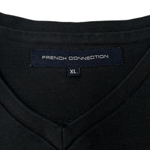 Load image into Gallery viewer, FCUK French Connection Classic Mini Logo Spellout Graphic V-Neck T-Shirt
