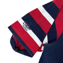 Load image into Gallery viewer, Cotton Traders x ENGLAND RUGBY Embroidered Crest Logo Striped Sleeve Polo Shirt
