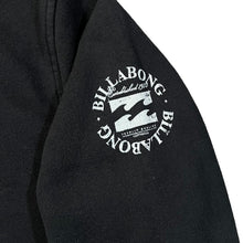 Load image into Gallery viewer, BILLABONG Surfer Skater Logo Spellout Graphic Black Pullover Hoodie
