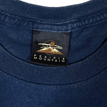 Load image into Gallery viewer, Vintage Prairie Mountain MOUNT RUSHMORE Souvenir Spellout Graphic Navy Blue T-Shirt
