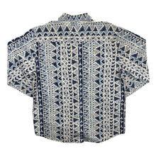 Load image into Gallery viewer, Vintage Jinglers C&amp;A Crazy Abstract Patterned Western Popper Long Sleeve Shirt
