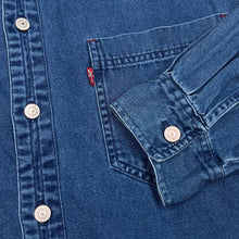Load image into Gallery viewer, Early 00’s LEVI’S RED TAB Classic Metal Button Denim Long Sleeve Shirt
