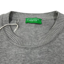 Load image into Gallery viewer, UNITED COLORS OF BENETTON Big Spellout Knit Crewneck Sweater Jumper
