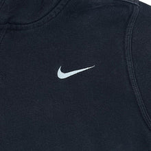 Load image into Gallery viewer, NIKE Classic Essential Embroidered Mini Swoosh Logo Pullover Black Hoodie
