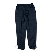 Load image into Gallery viewer, NIKE Classic Black Embroidered Mini Logo Cargo Tracksuit Bottoms
