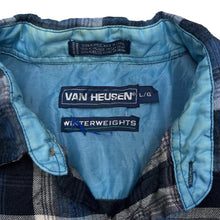 Load image into Gallery viewer, Early 00’s VAN HEUSEN “Winterweights” Tartan Plaid Check Long Sleeve Flannel Shirt

