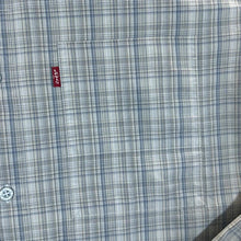 Load image into Gallery viewer, Vintage LEVI&#39;S RED TAB Classic Blue Plaid Check Long Sleeve Cotton Shirt
