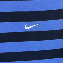 Load image into Gallery viewer, NIKE Classic Colour Block Striped Embroidered Mini Swoosh Logo T-Shirt
