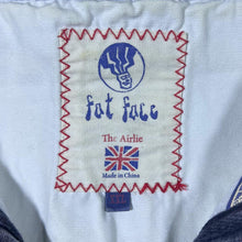 Load image into Gallery viewer, Fat Face "The Airlie" Blue White Nautical Striped 1/4 Zip Pullover Sweatshirt
