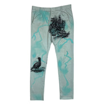 Load image into Gallery viewer, Custom Nature Wildlife Airbrushed Artwork Skinny Fit Chino Trousers
