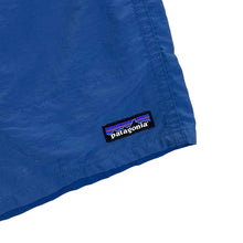 Load image into Gallery viewer, PATAGONIA Classic Mini Patch Logo Blue Mesh Lined Board Shorts
