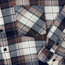 Load image into Gallery viewer, Vintage Velocia Multi Plaid Check Long Sleeve Cotton Flannel Shirt
