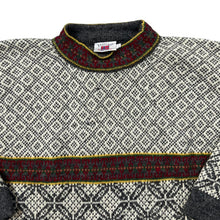 Load image into Gallery viewer, Vintage BOUVIAC NORWAY Nordic Fair Isle Patterned Knit Sweater Jumper
