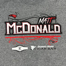 Load image into Gallery viewer, MATT MCDONALD National Sprint Car Championship Motorsports Racing Spellout Graphic T-Shirt
