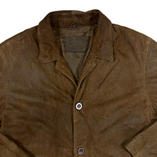 Load image into Gallery viewer, Vintage GUISE Classic Brown Soft Suede Leather Button Jacket
