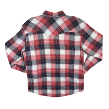 Load image into Gallery viewer, Levi Strauss &amp; Co. Levi&#39;s Red Plaid Check Western Style Popper Long Sleeve Shirt
