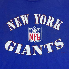Load image into Gallery viewer, Vintage 90's Champion NFL New York Giants Football Graphic Blue T-Shirt
