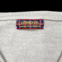 Load image into Gallery viewer, Vintage CAMERON Made In Scotland Pure New Wool V-Neck Knit Sweater Jumper
