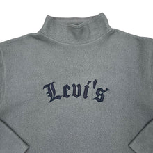 Load image into Gallery viewer, Vintage LEVI&#39;S Embroidered Old English Spellout Mock High Neck Fleece Sweatshirt
